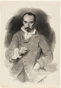 Zelfportret door Achille Devéria
