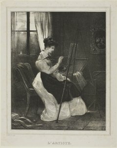 De Kunstenaar door Achille Devéria
