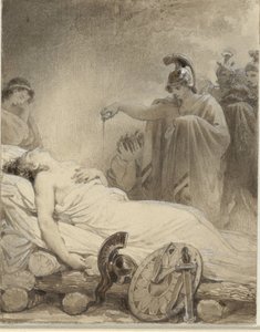 Telemachus door Achille Devéria