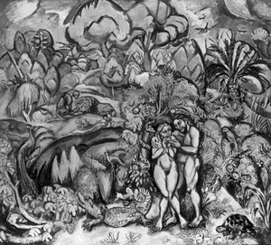 Tuin van Eden door Achille Emile Othon Friesz
