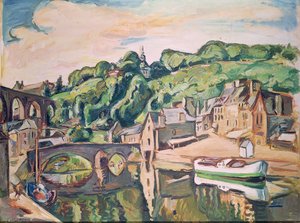 Uitzicht op Dinan