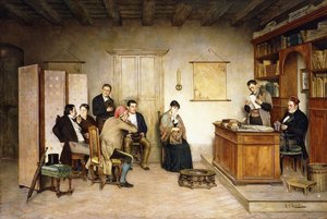 Het Voorlezen van het Testament door Achille Glisenti