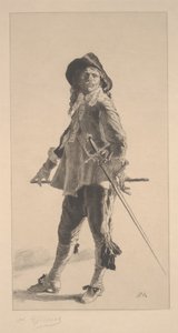 De Duelist door Achille Isidore Gilbert