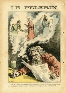 Illustratie van Achille Lemot (1846-1909) in Le Pelerin door Achille Lemot