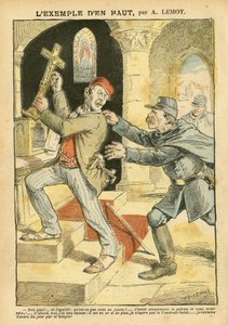 Illustratie van Achille Lemot in Le Pelerin door Achille Lemot