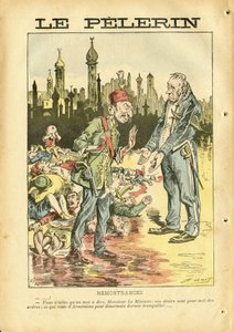 Illustratie van Achille Lemot in Le Pelerin door Achille Lemot