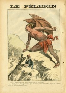 Illustratie van Achille Lemot in Le Pelerin door Achille Lemot