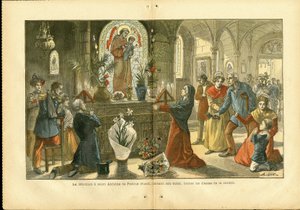 Illustratie van Achille Lemot (1846-1909) in Le Pelerin door Achille Lemot