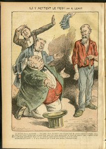 Illustratie van Achille Lemot (1846-1909) in Le Pelerin door Achille Lemot