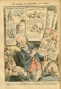 Illustratie van Achille Lemot in Le Pelerin - De listen van de dictator door Achille Lemot