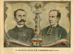 Illustratie van Achille Lemot (1846-1909) in Le Pelerin, 24/01/04 - M. Corrard des essarts en M. L