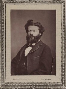 Portret van Camille Flammarion 1842-1925, 1880 door Achille Melandri