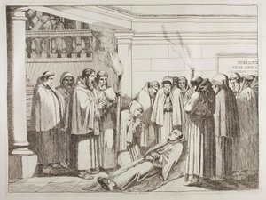 Het laatste afscheid van een gelovige door Achille Pinelli