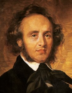 Portret van Felix Mendelssohn Bartholdy