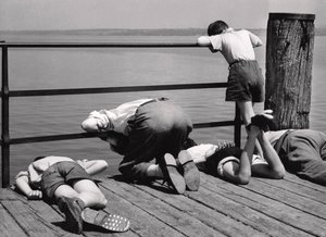 Druk met vissen, Italië, c.1950-60