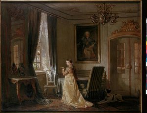 Tuinkamer van het landhuis Wiepersdorf door Achim von Arnim