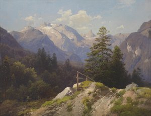 Prof. Waagen die ... Tauern van Berchtesgaden uit