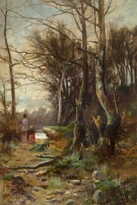 Aan de Kant van de Rivier, Blairgowrie door Adam Barnet Fairweather