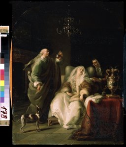 Zieke vrouw en een dokter