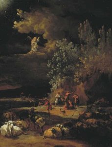 De verkondiging van de engel aan de herders