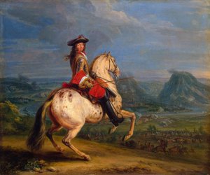 Lodewijk XIV bij de inname van Besançon