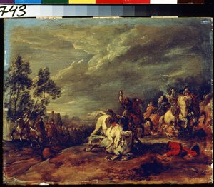 Slag door Adam Frans van der Meulen