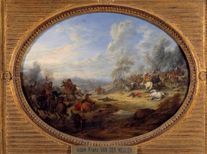 Cavalerieaanval (detail)