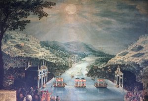 De leveringen, Islas de los Faisanes door Adam Frans van der Meulen