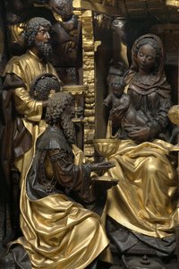 Aanbidding der Wijzen (detail)
