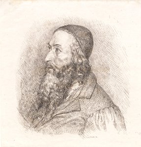 Rabbi Salomon Thurcorvitsch door Adam Müller