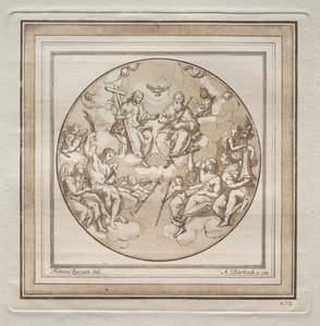 De Drie-eenheid, 1782 door Adam von Bartsch