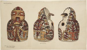 Nazca pot, beschilderd aardewerk