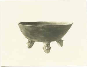 Pot uit Patamban, Zahuayo en obsidiaan schilfers, Mound of Guadalupe, Etzatlan, Churumuco, Michoacan, Mexico