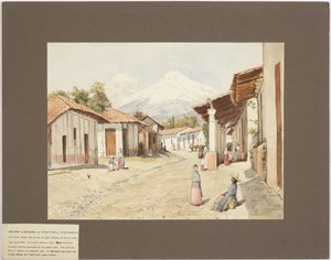 Vulkaan van Orizaba of Citlaltépetl - Sterrenberg - Varacruz, Mexico door Adela Breton
