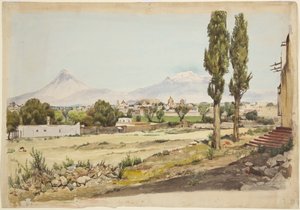 Vulkanen Popocatépetl en Iztaccíhuatl, Puebla, Mexico