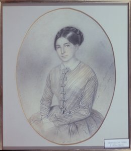 Postuum portret van Leopoldine Hugo (1824-43) 1847