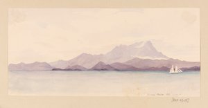 Keeney Balloo S.E uit West-Indië, Noord-Amerika en Borneo plakboek door Admiral Sir Edward Gennys Fanshawe