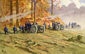 Duitse leger zware artillerie
