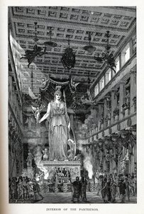 Interieur van het Parthenon, 1882 door Adolf Closs