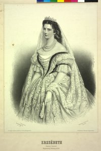 Keizerin van Oostenrijk Elisabeth door Adolf Dauthage