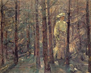 Vrouw in een bos, 1906
