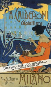 A. Calderoni Juwelier door Adolf Hohenstein