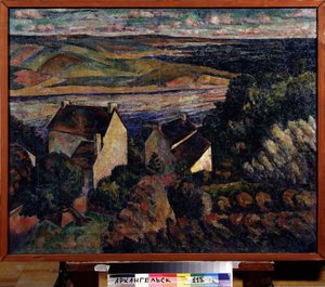 Zuidelijk landschap door Adolf Israelevich Milman