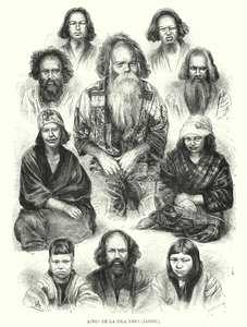 Ainu-volk van Noord-Japan door Adolf Neumann