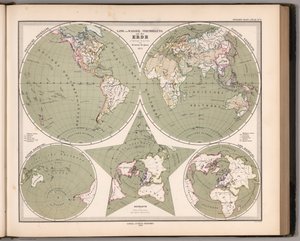 Handatlas over alle delen van de aarde en de wereldstructuur (2761016) door Adolf Stieler