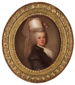 Portret van koningin Marie Antoinette van Frankrijk door Adolf Ulrich Wertmuller