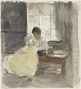 Naaister door Adolf le Comte