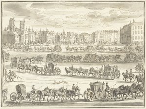 Intrede van Cornelis Hop als ambassadeur te Parijs, 23 juni 1719 door Adolf van der Laan