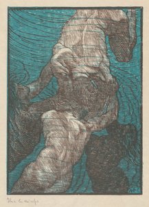 Hylas en de Nimfen door Adolfo de Carolis