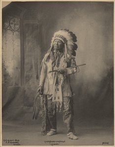 [Chief American Horse, van het Oceti Sakowin Oyate].
 door Adolph F. Muhr